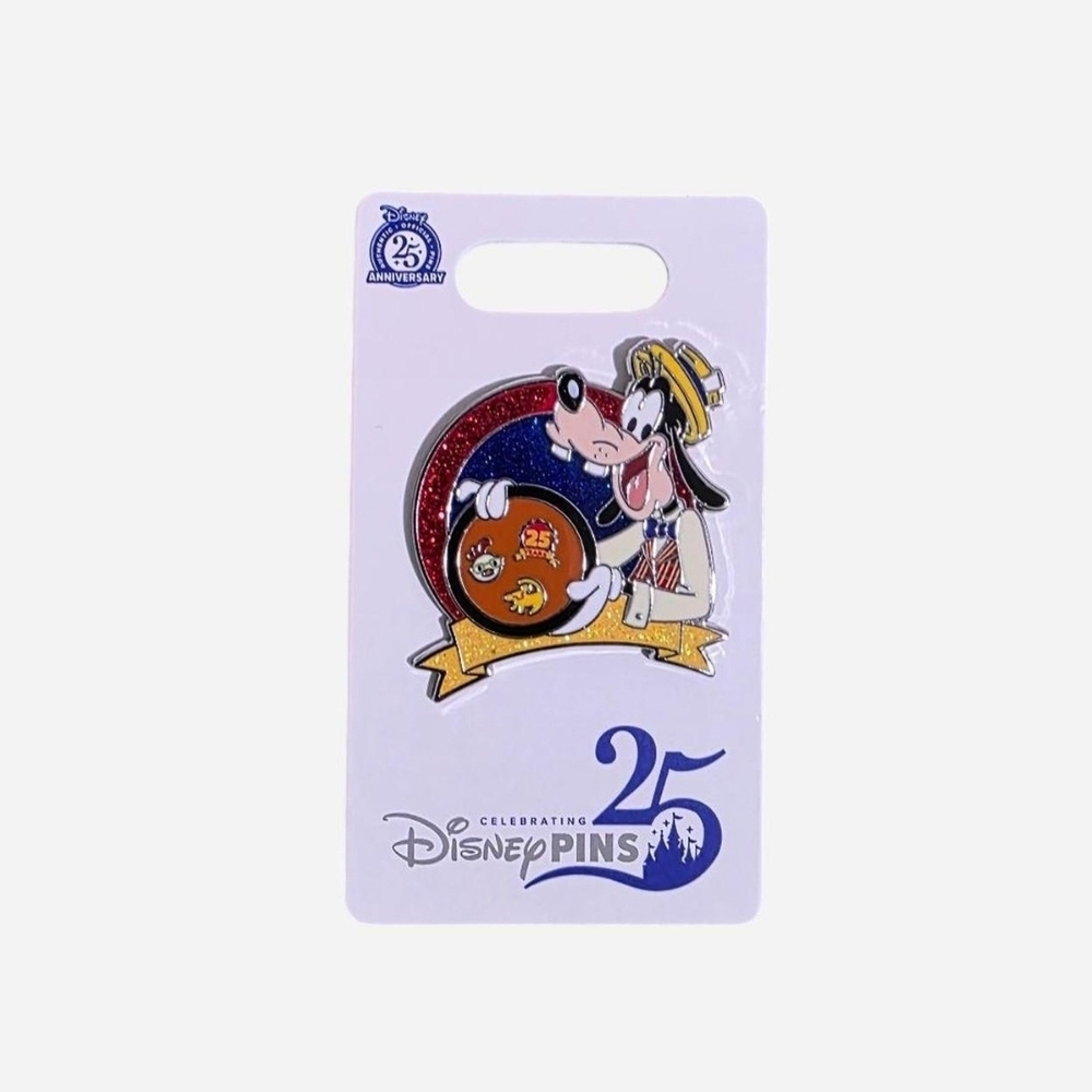 NEW Goofy 25th Anniversary Pin Trading Pin Board OE Pin 2025 Disney Parks